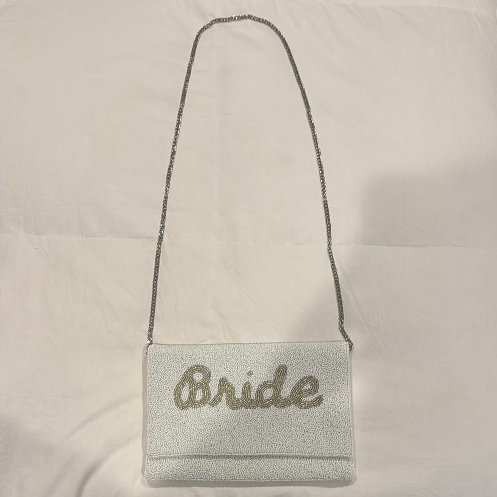 Elegant White Bridal Bag